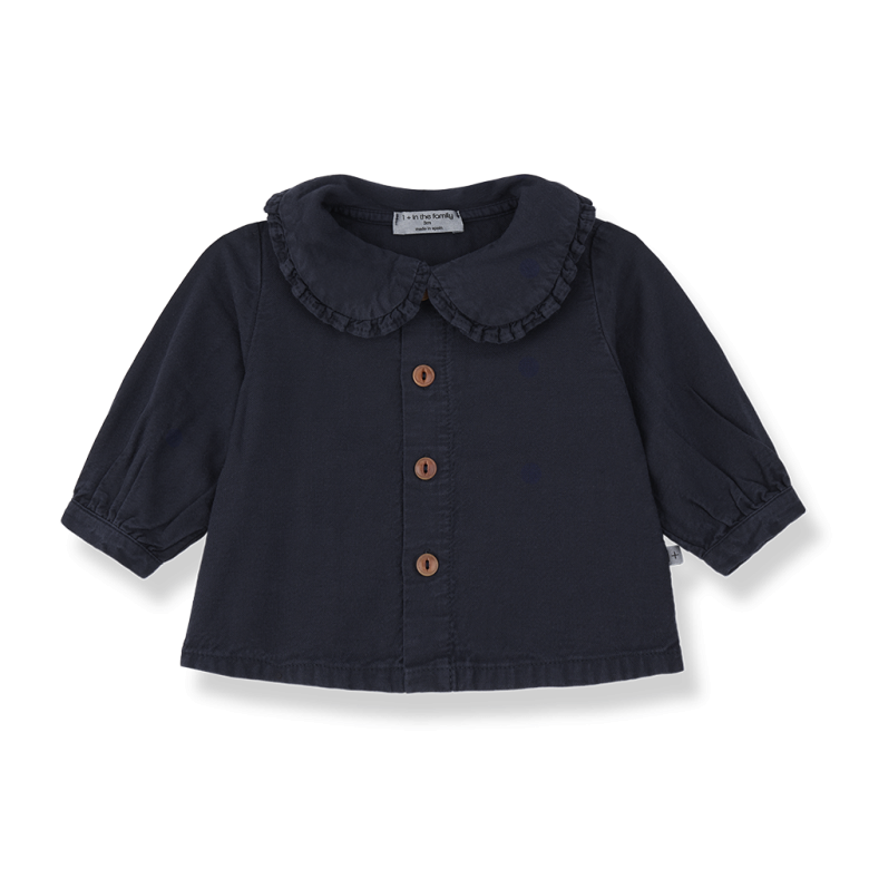 1+ IN THE FAMILY blouse baby Sarzana Blue (blauw)