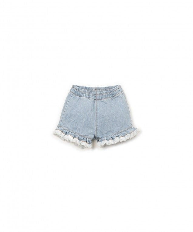 PLAY UP denim korte broek meisje (lichtblauw)