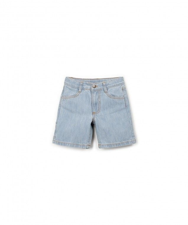 PLAY UP denim korte broek kind (lichtblauw) Valt klein.