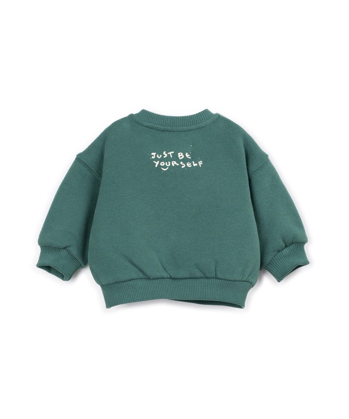 PLAY UP fleece sweater trui kind Fiber Green (groen)