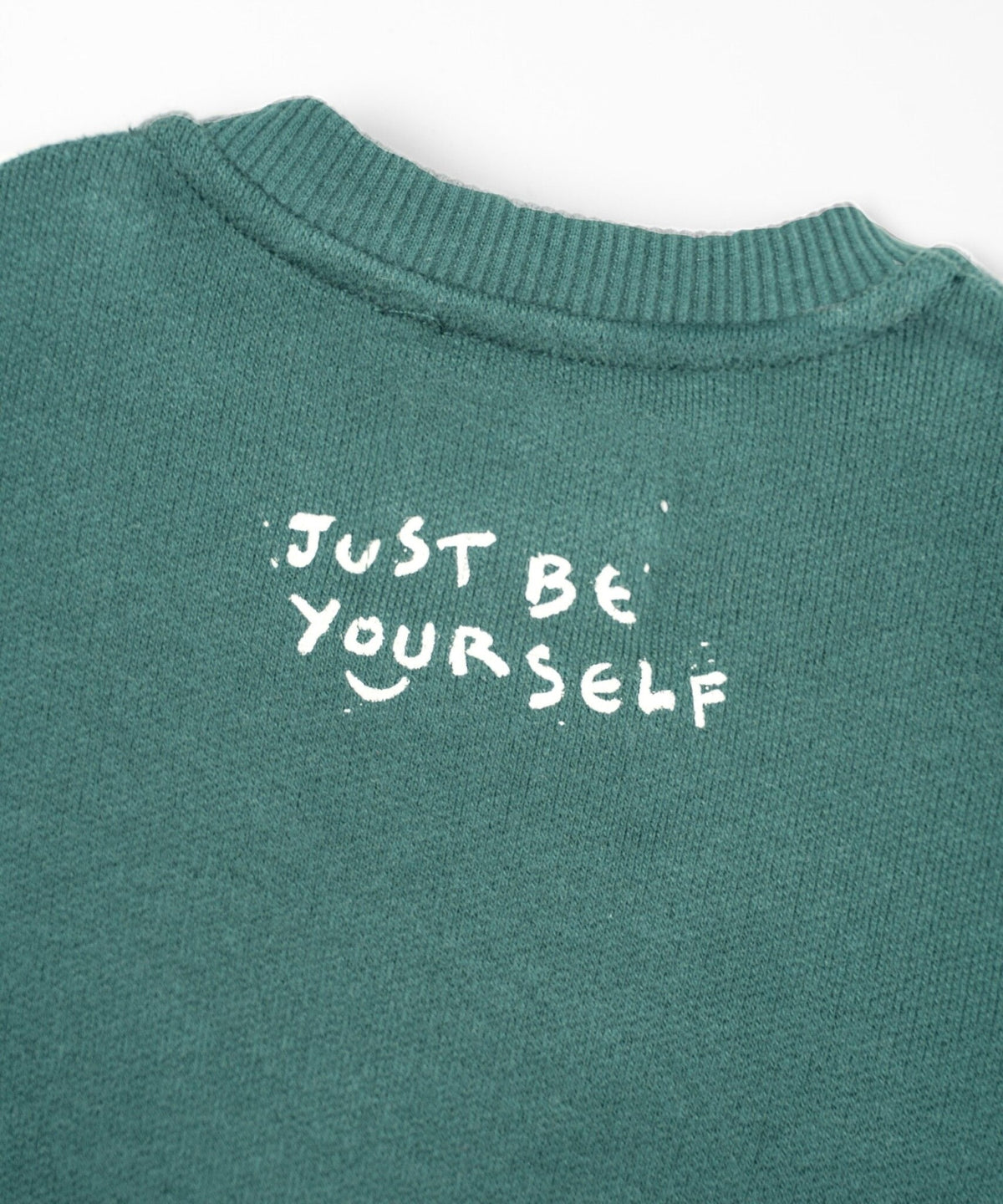PLAY UP fleece sweater trui kind Fiber Green (groen)