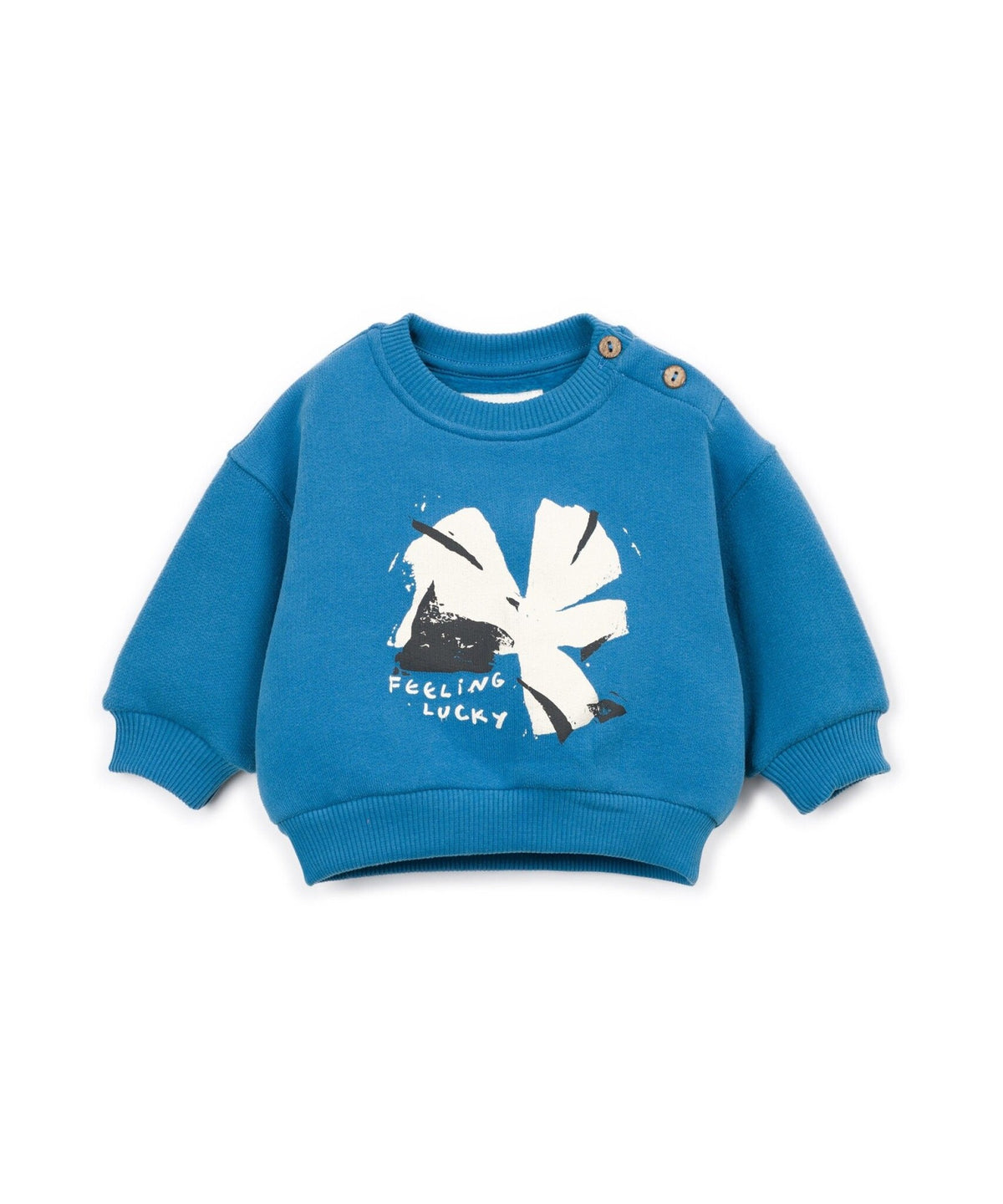 PLAY UP fleece sweater trui kind Kroh Blue (blauw)