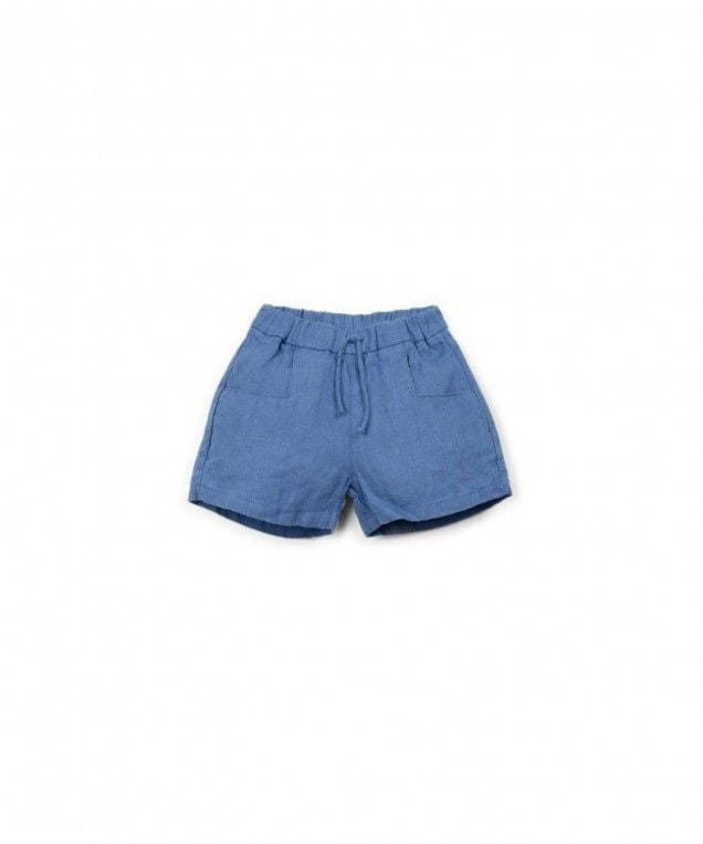 PLAY UP linnen korte broek jongen Lisboa (blauw)
