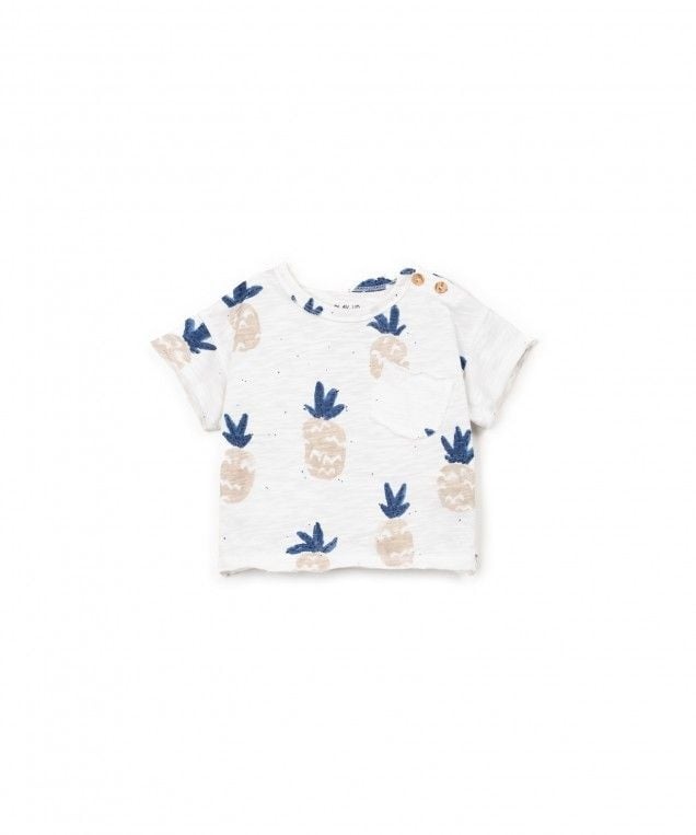 PLAY UP T-shirt jongen Printed Jersey Creation (wit met print)