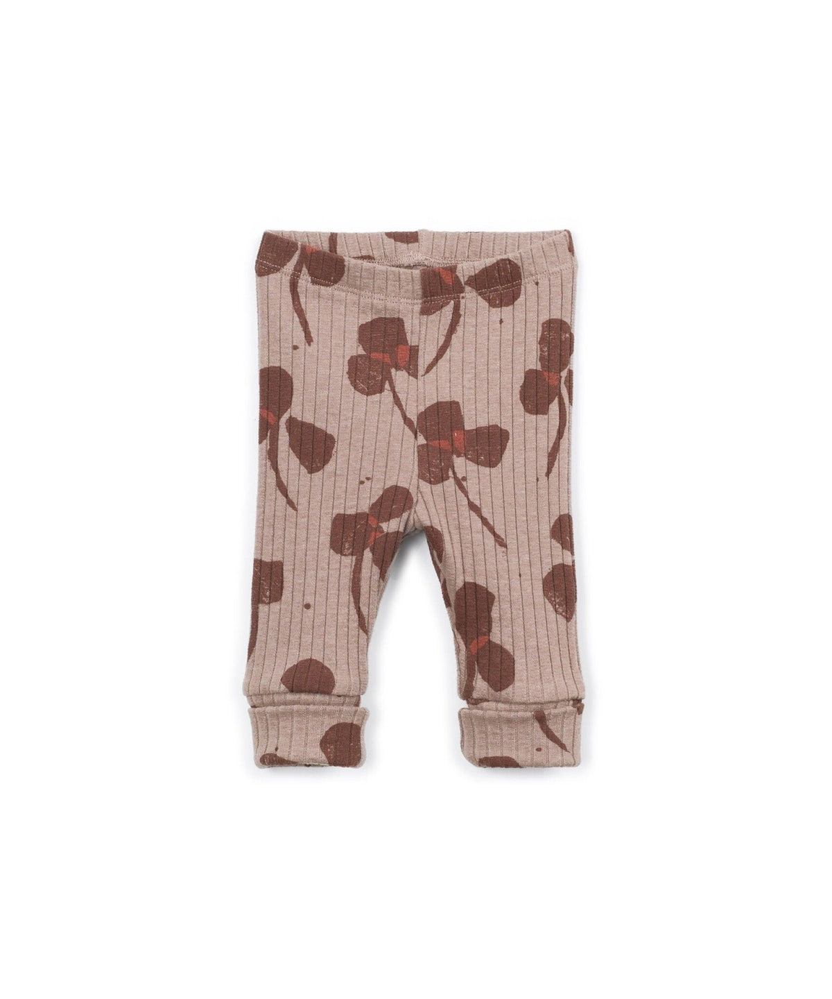 PLAY UP rib legging meisje Printed Drawing Taupe