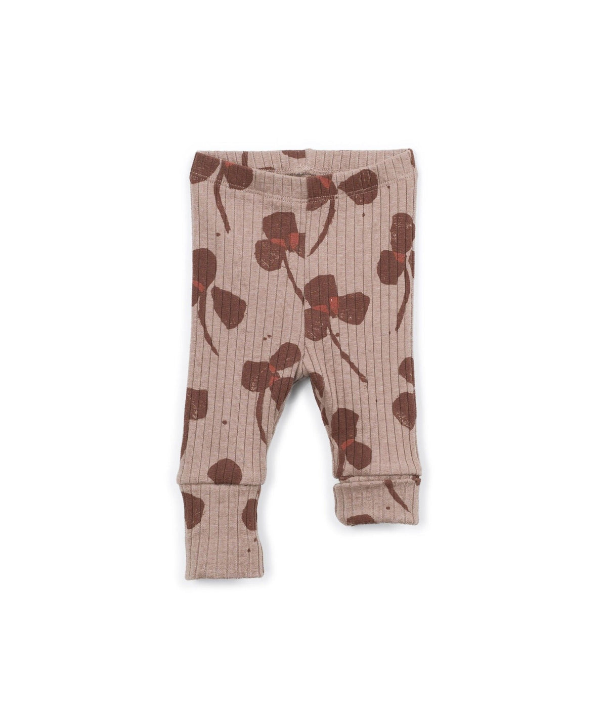 PLAY UP rib legging meisje Printed Drawing Taupe
