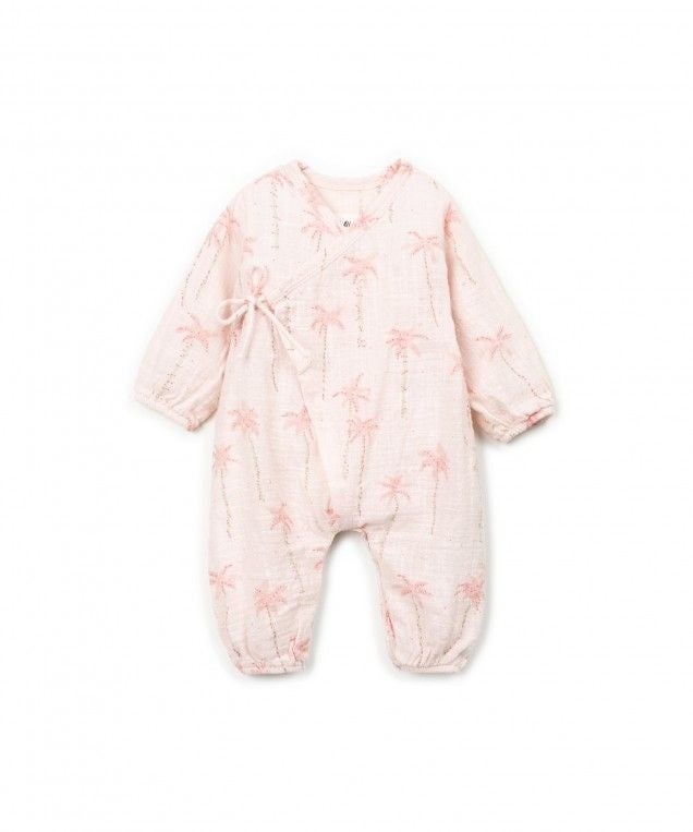 PLAY UP jumpsuit meisje Floral (roze met print)