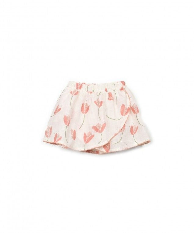 PLAY UP broekrok kind Printed Woven Bio Resin (oranje tulp)