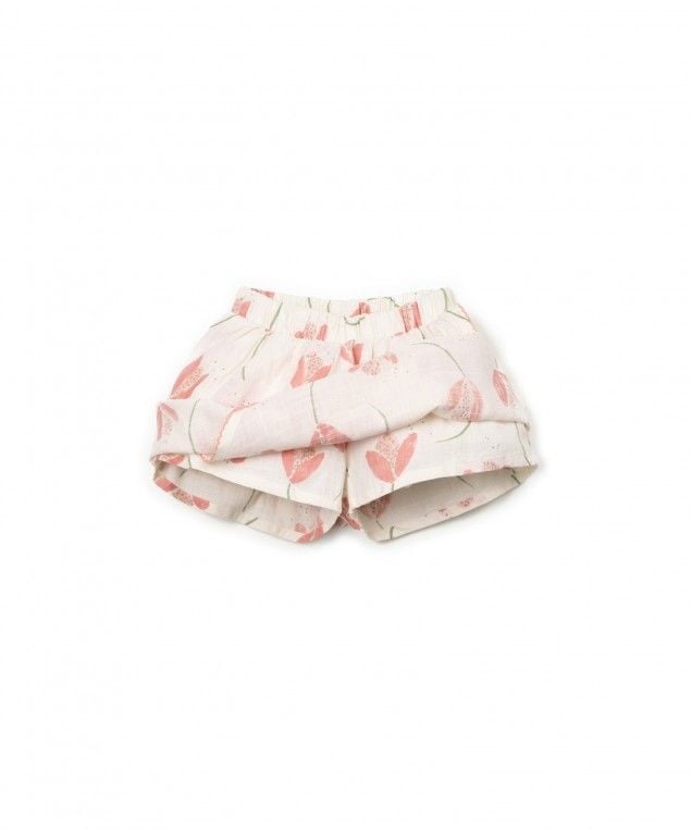 PLAY UP broekrok kind Printed Woven Bio Resin (oranje tulp)