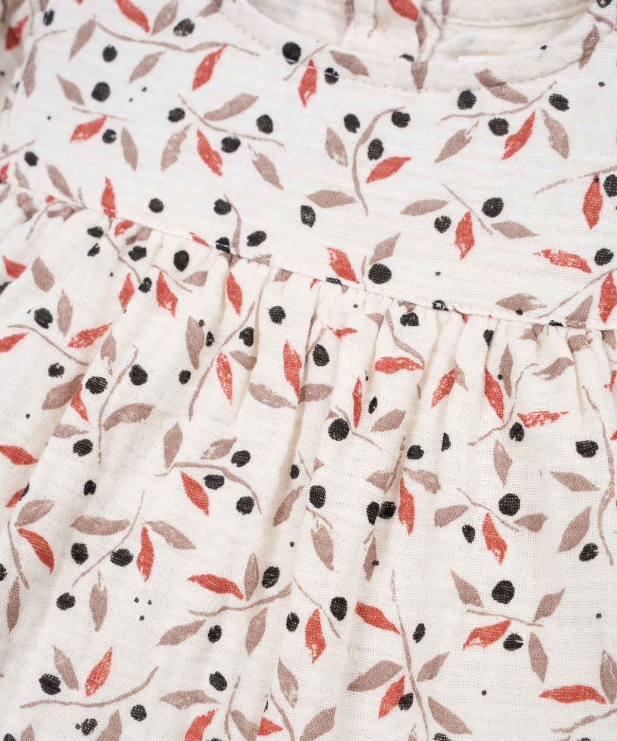 PLAY UP tuniek meisje Printed Sketches Ecru (gebroken wit)