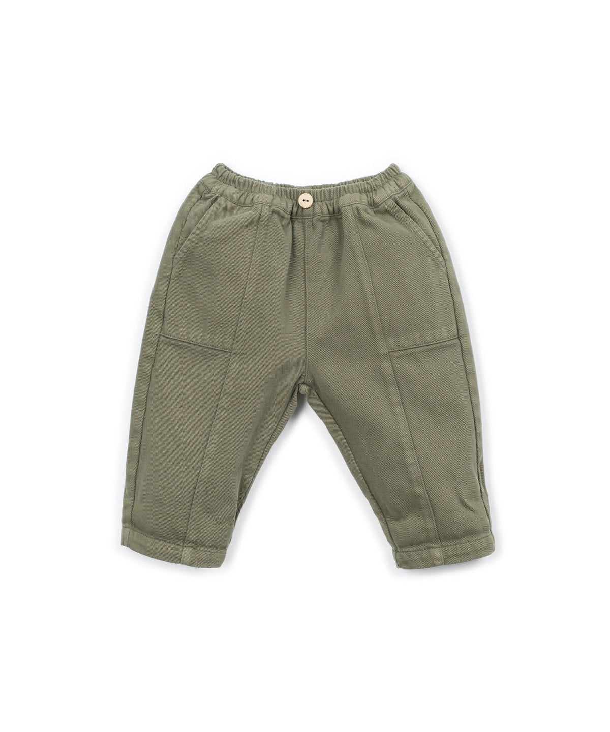 PLAY UP twill broek kind Stones Green (groen)