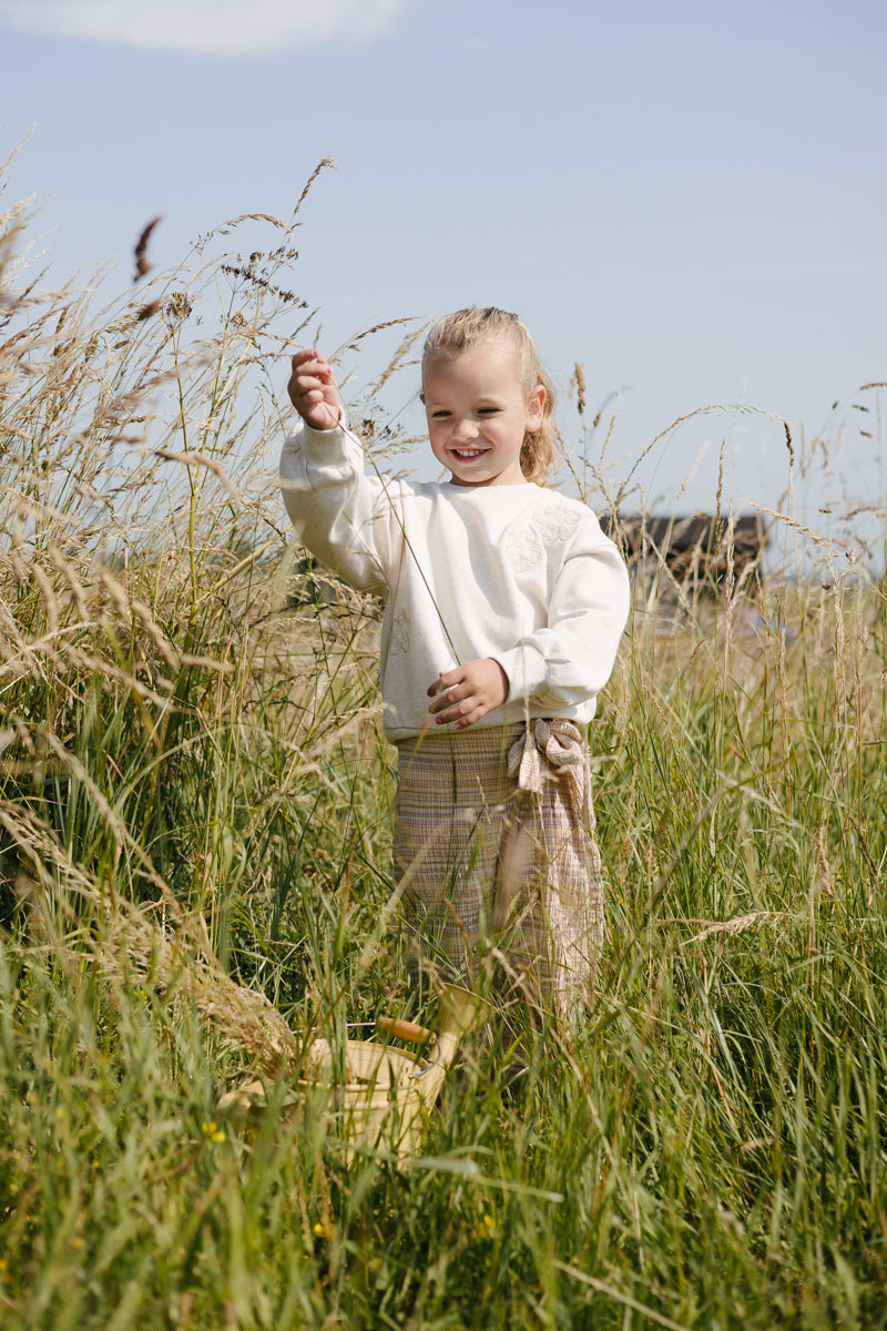 LEVV sweater meisje Crème sweater Cream crème