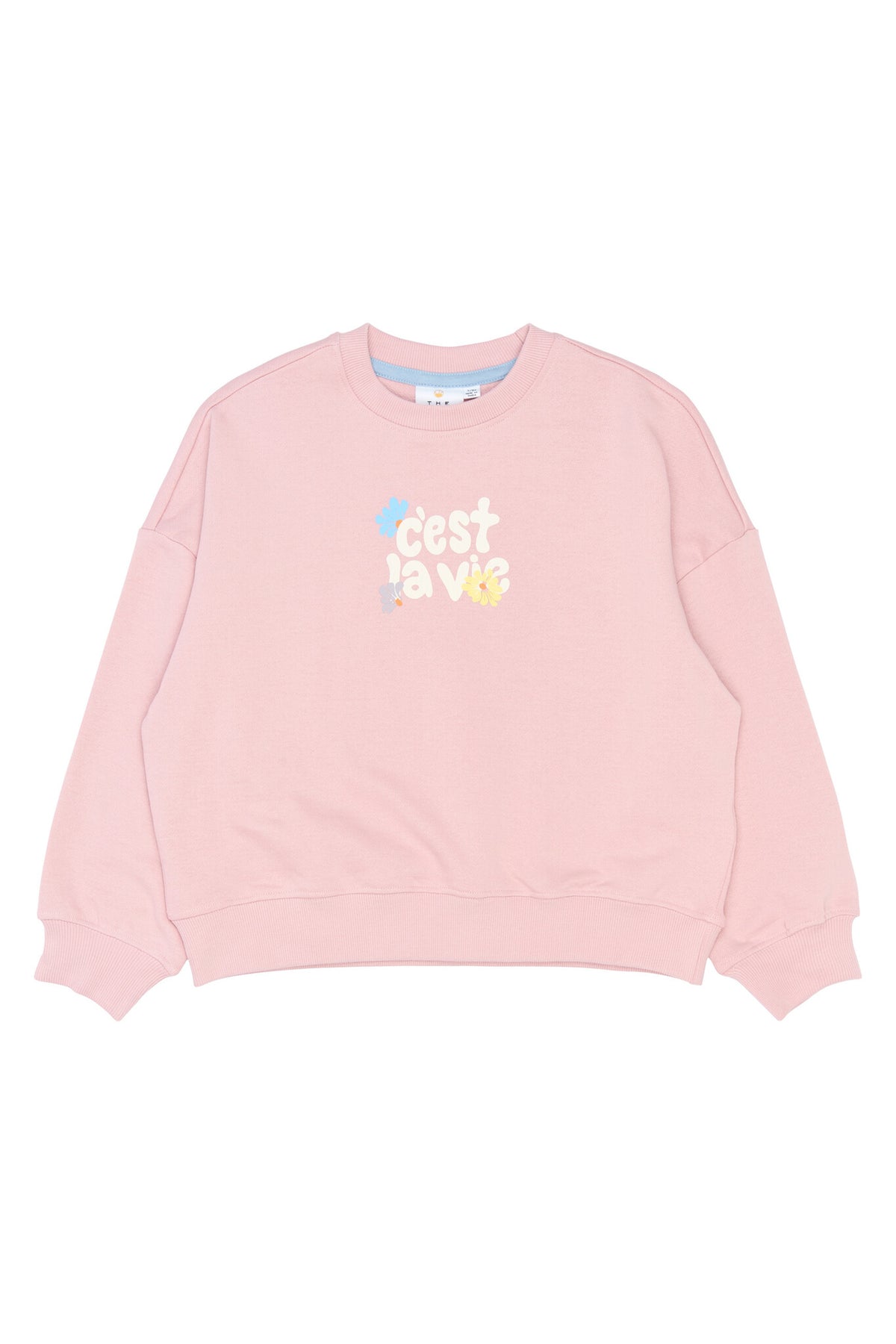 The New sweatshirt kind Sandy Silver Pink (zilver roze)