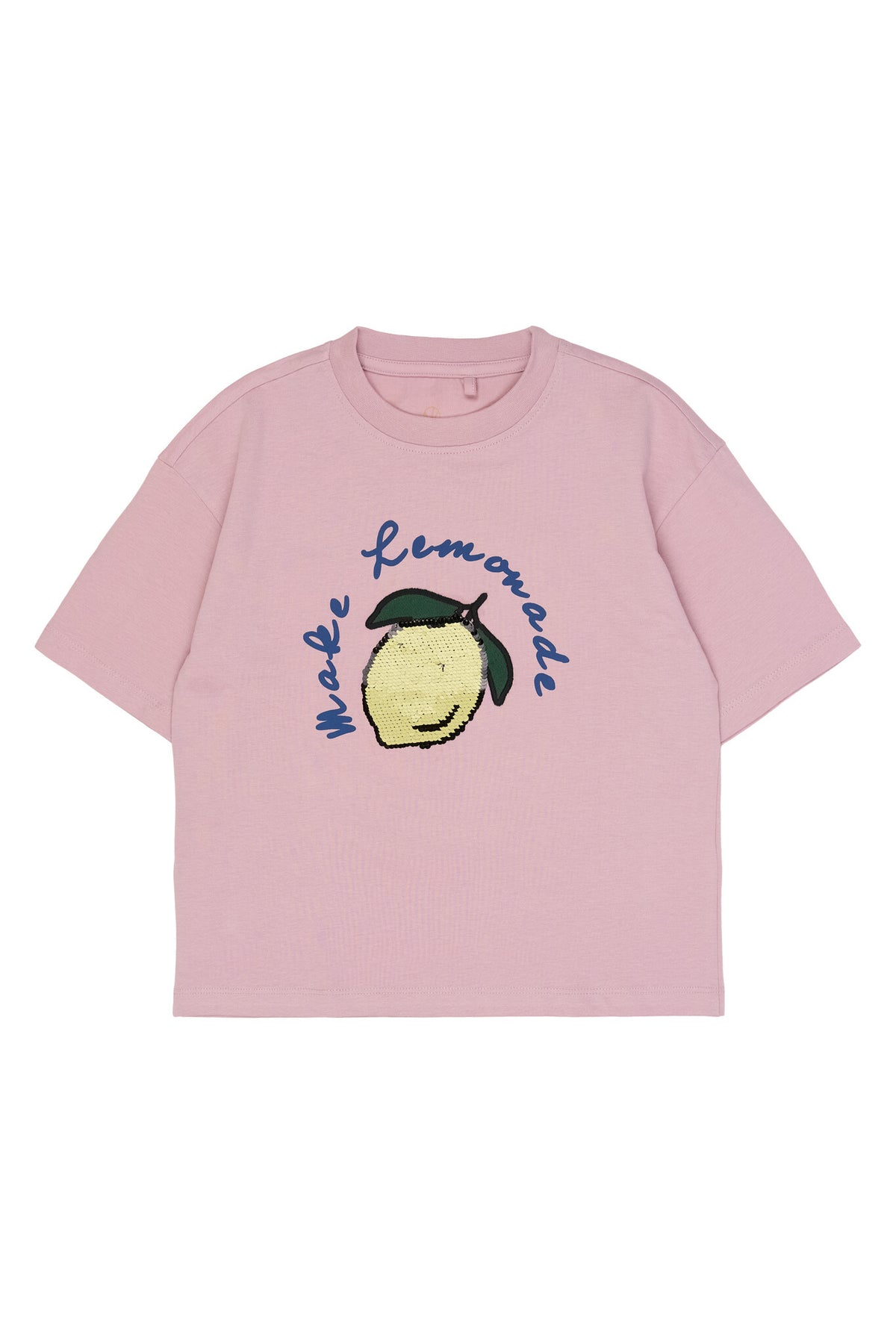 The New shirt kind Shannet Tee Silver Pink (roze)