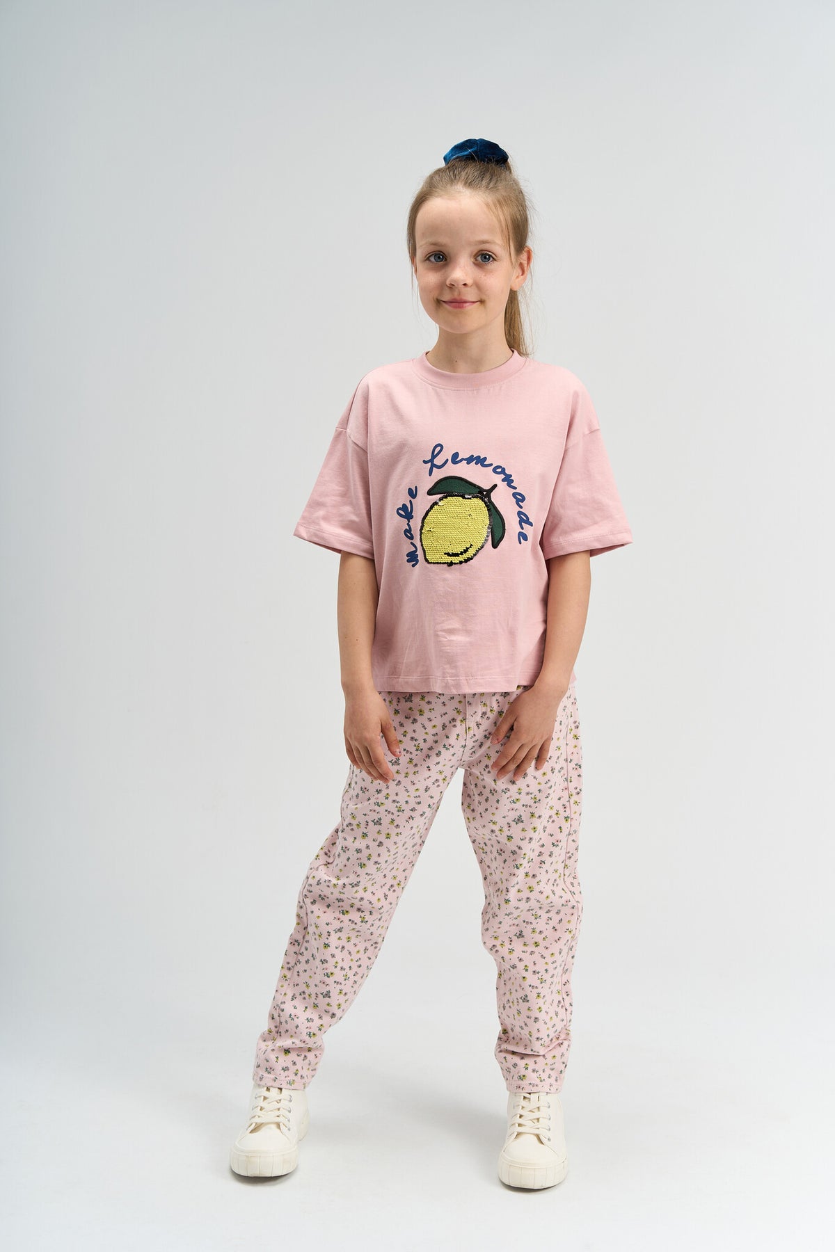 The New shirt kind Shannet Tee Silver Pink (roze)