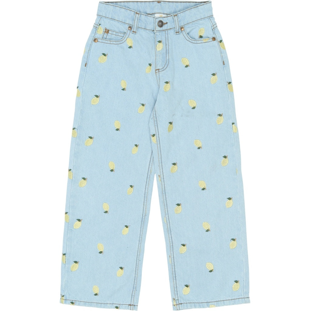 The New spijkerbroek kind Sia wide fit jeans Lichtblauw Denim