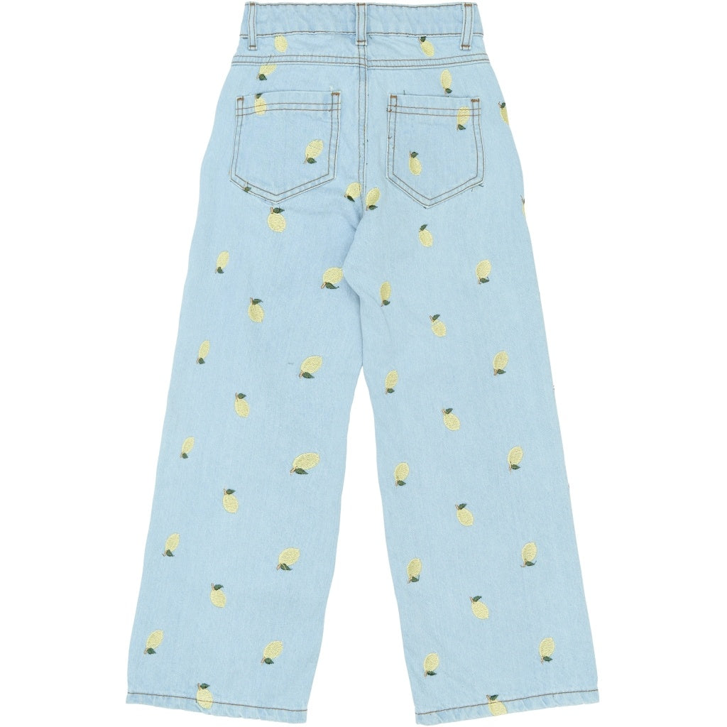 The New spijkerbroek kind Sia wide fit jeans Lichtblauw Denim
