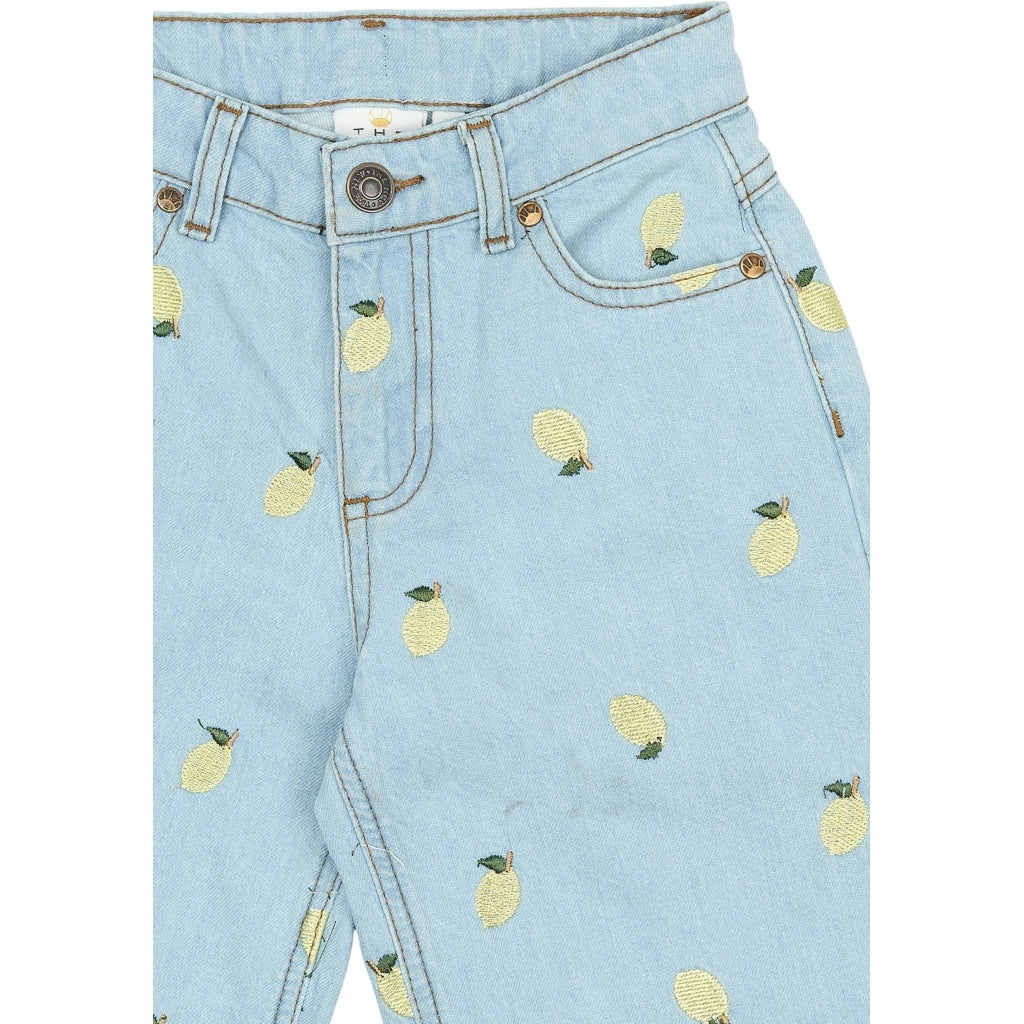 The New spijkerbroek kind Sia wide fit jeans Lichtblauw Denim