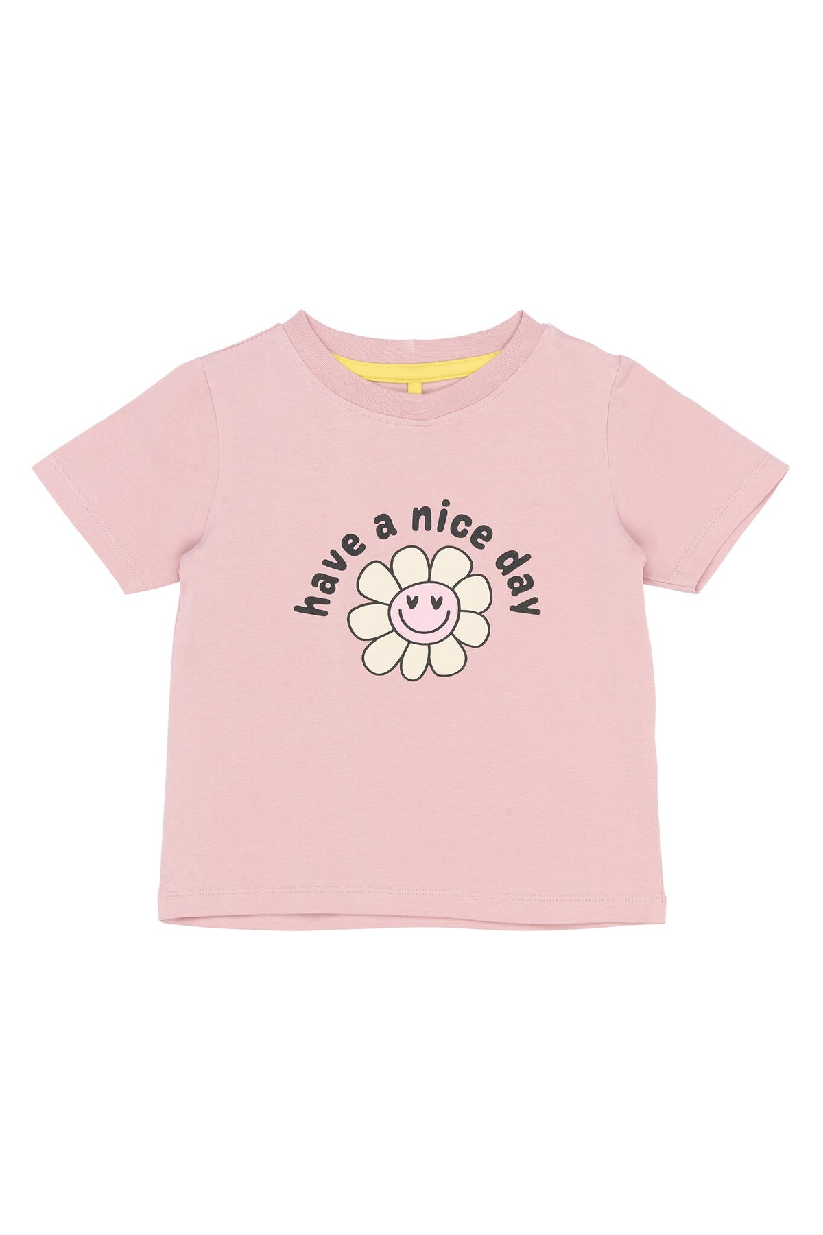 The New shirt kind Sille Tee Silver Pink (roze)