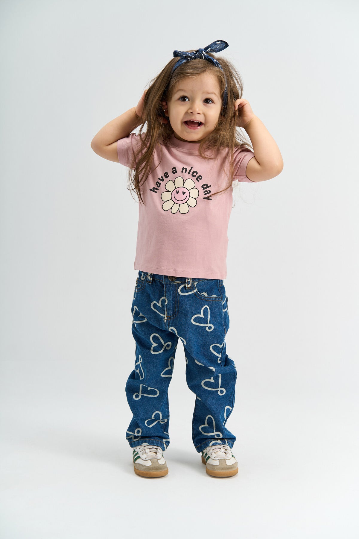 The New shirt kind Sille Tee Silver Pink (roze)
