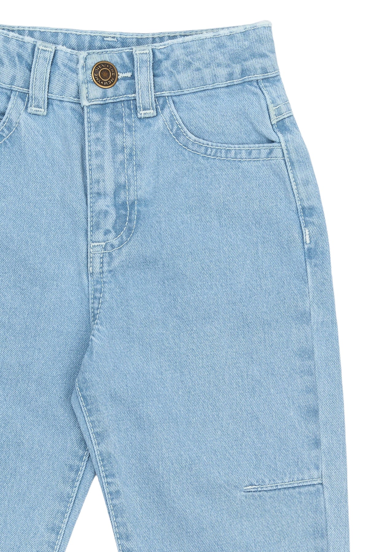 The New spijkerbroek kind Silvio Barrel Fit Light Blue (lichtblauw)