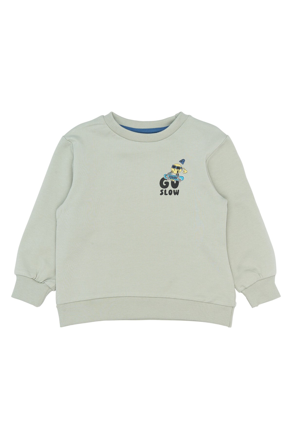 The New sweatshirt kind Stan Aqua Gray (aqua grijs)