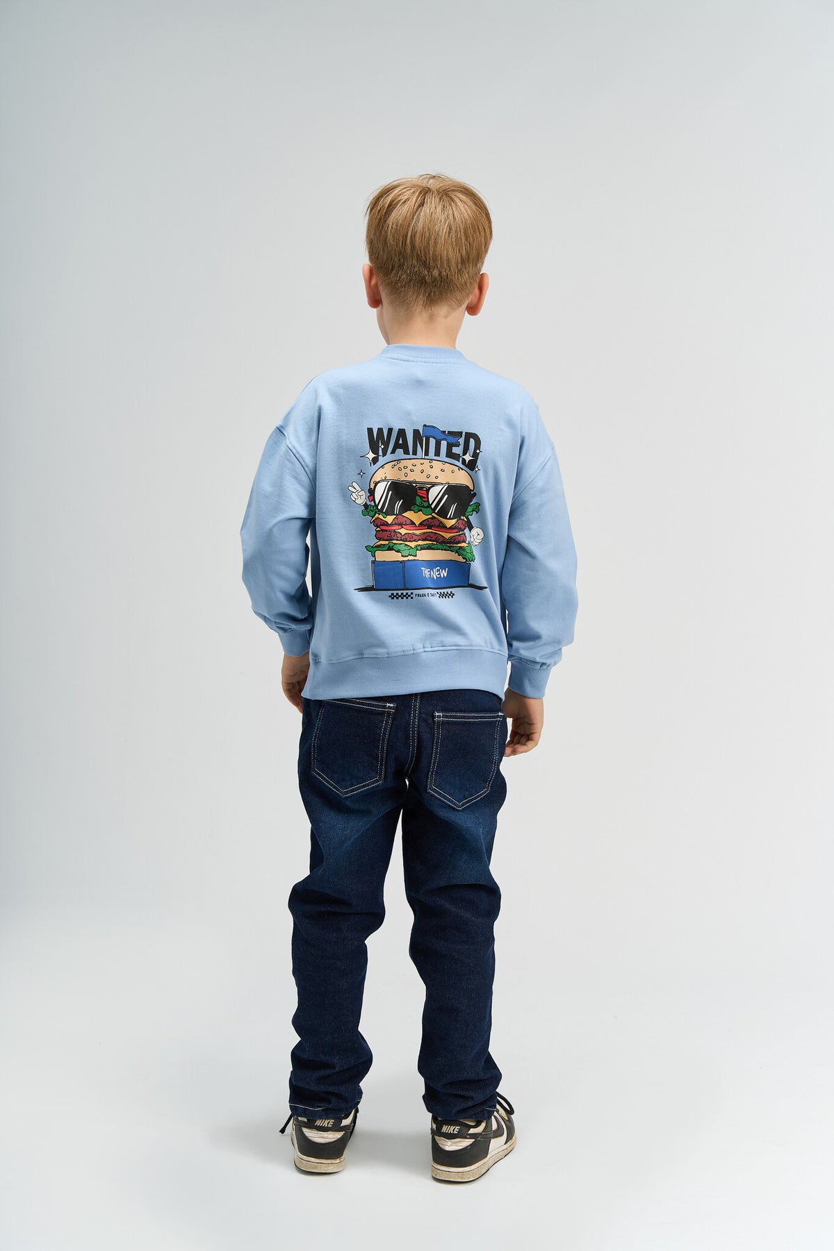 The New sweatshirt kind Steven Forever Blue (blauw)