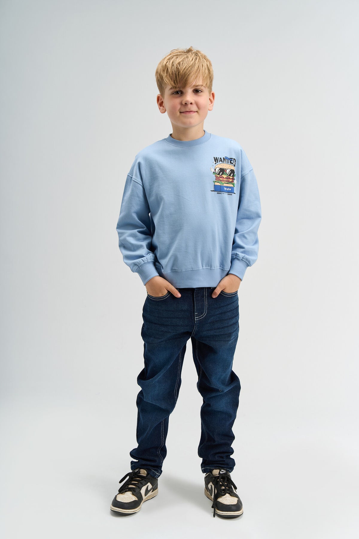 The New sweatshirt kind Steven Forever Blue (blauw)