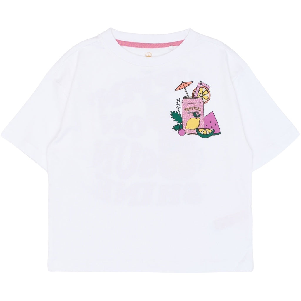 The New shirt meisje Tarla Tee Bright White (wit)