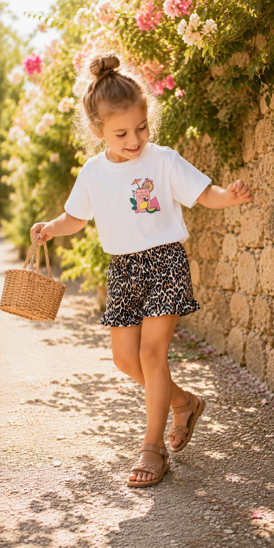 The New shirt meisje Tarla Tee Bright White (wit)