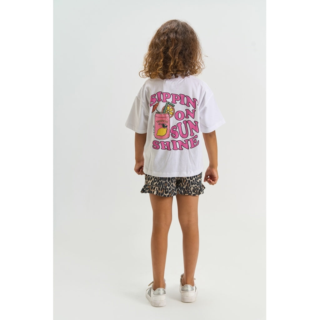 The New shirt meisje Tarla Tee Bright White (wit)