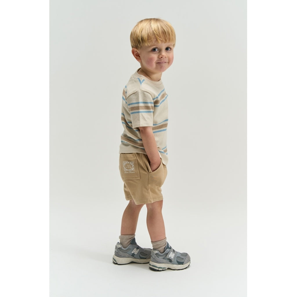 The New korte broek jongen Titan Shorts Humus (bruin)