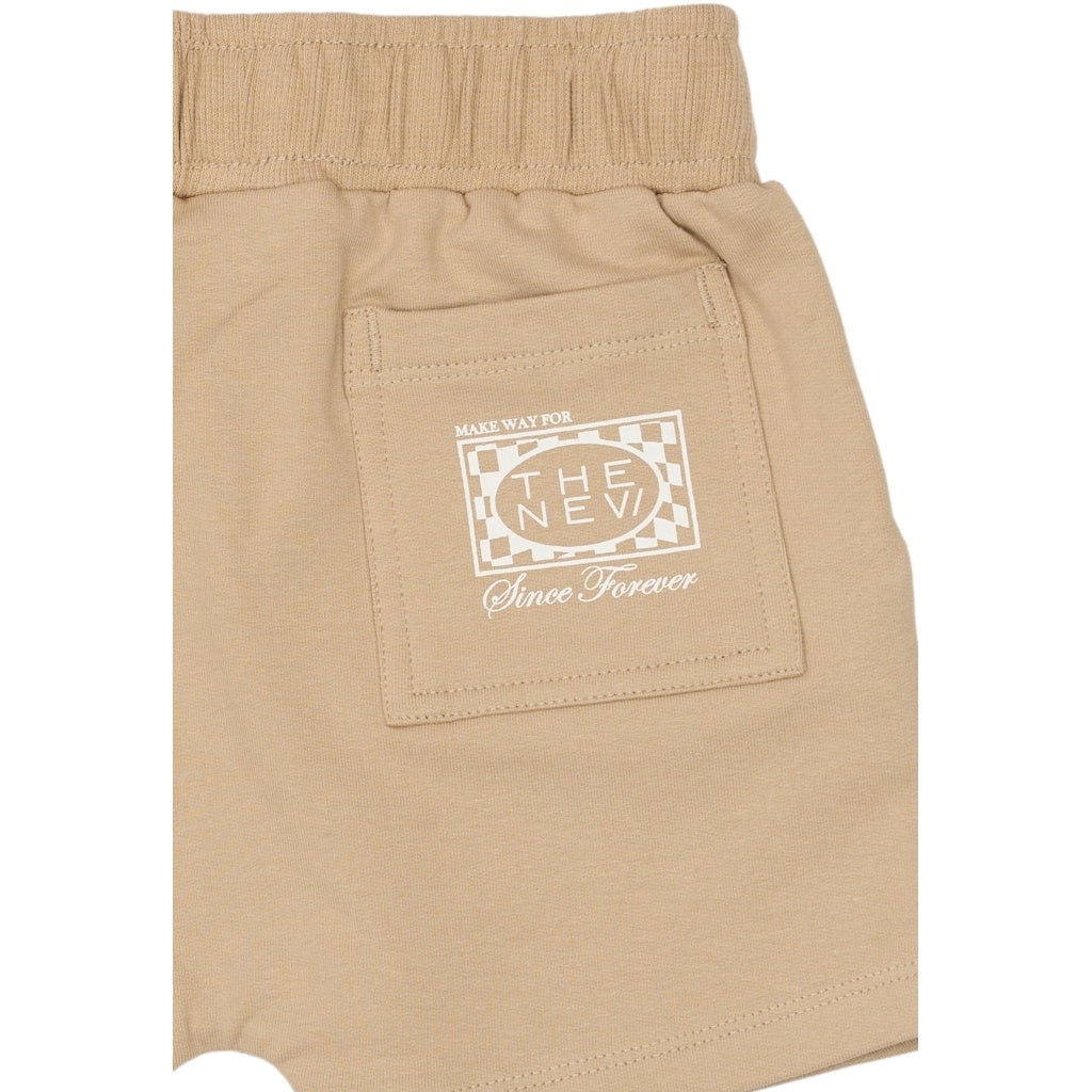 The New korte broek jongen Titan Shorts Humus (bruin)