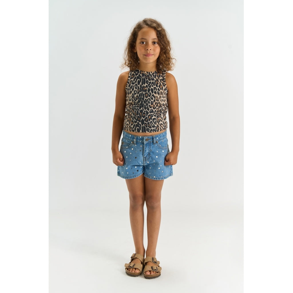 The New top meisje True Rainy Day AOP (leopard print)