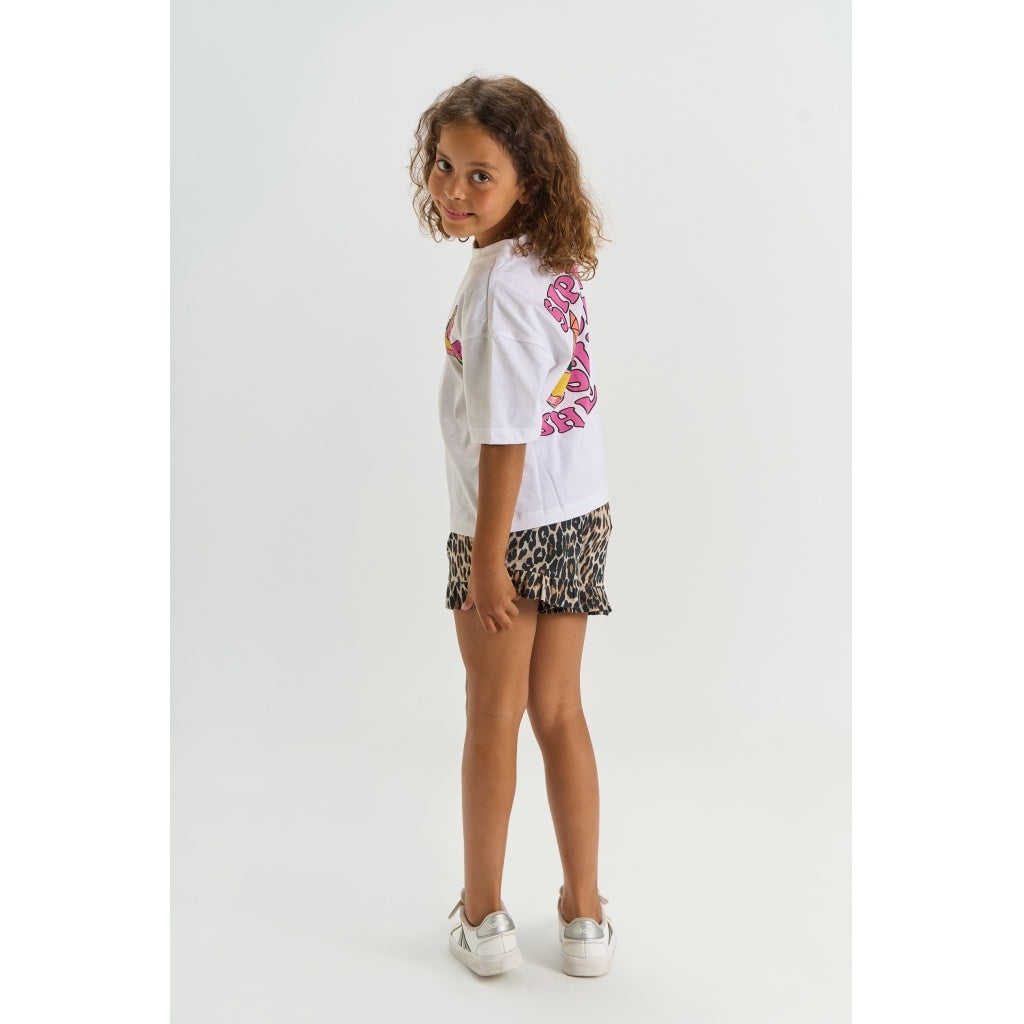 The New korte broek meisje True Rainy Day AOP (leopard print)