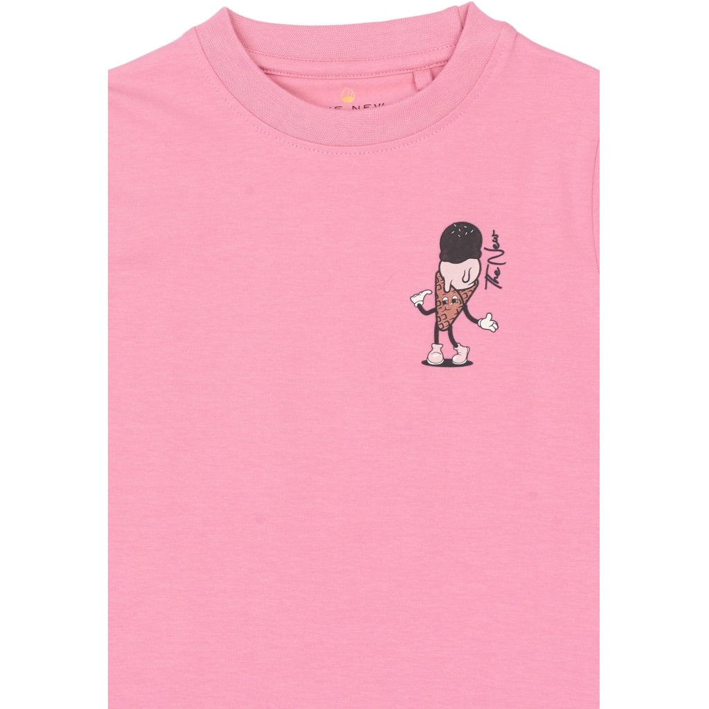 The New shirt meisje Tundra Tee Cashmere Rose (donkerroze)