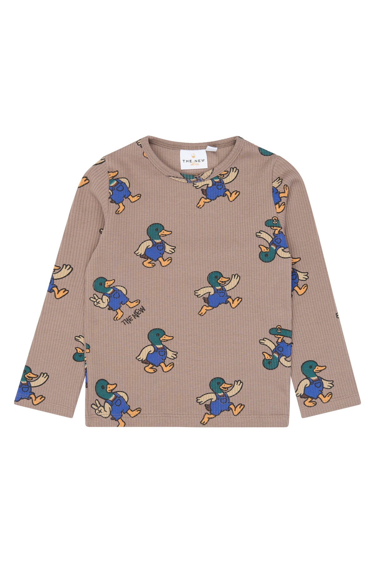 THE NEW sweater jongen Valdemar Taupe Gray (taupegrijs)