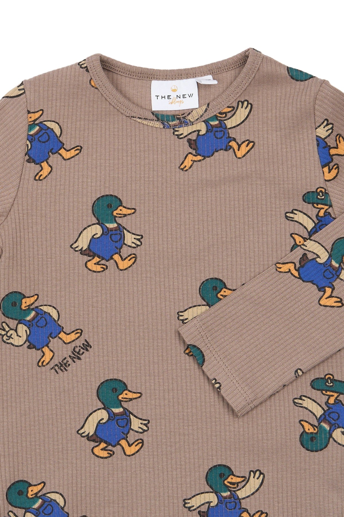 THE NEW sweater jongen Valdemar Taupe Gray (taupegrijs)