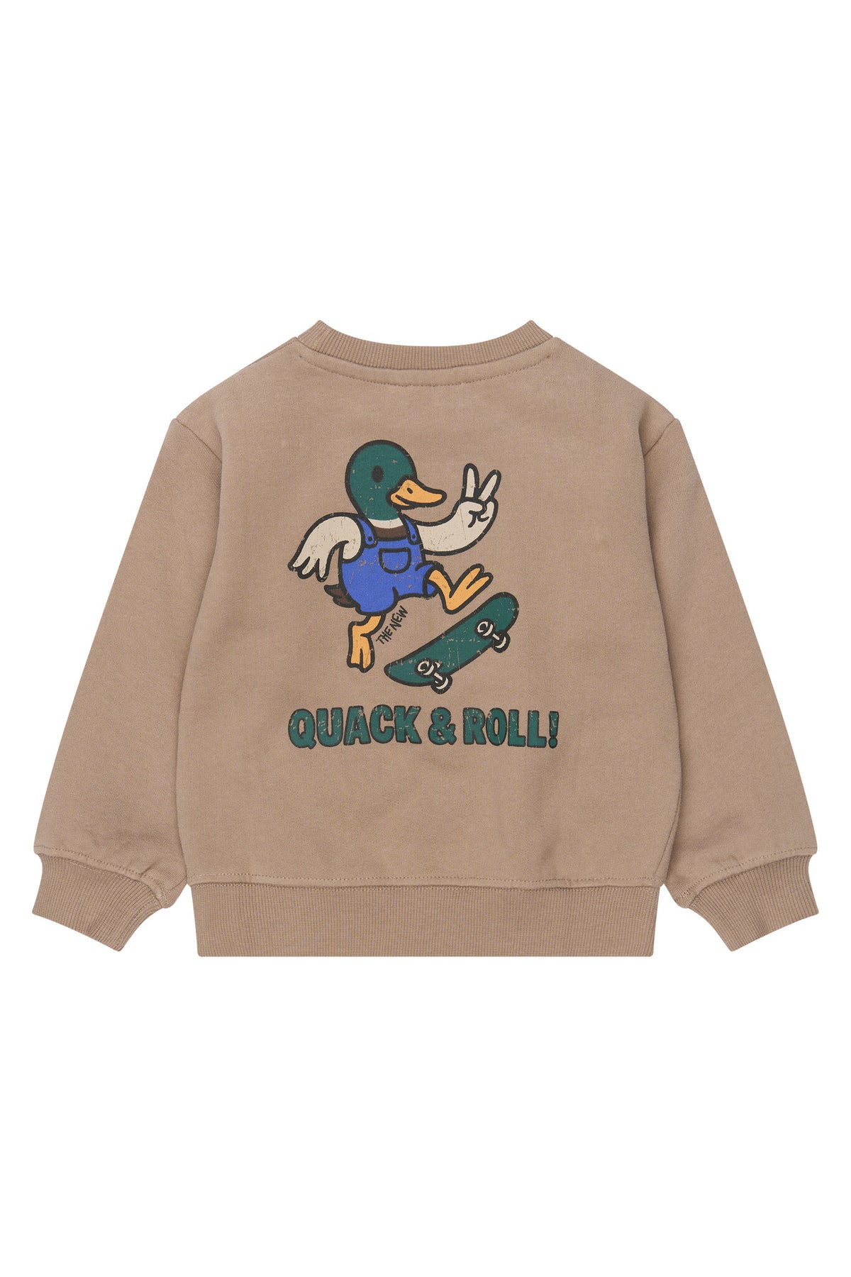 THE NEW sweater jongen Valino Taupe Gray (taupegrijs)