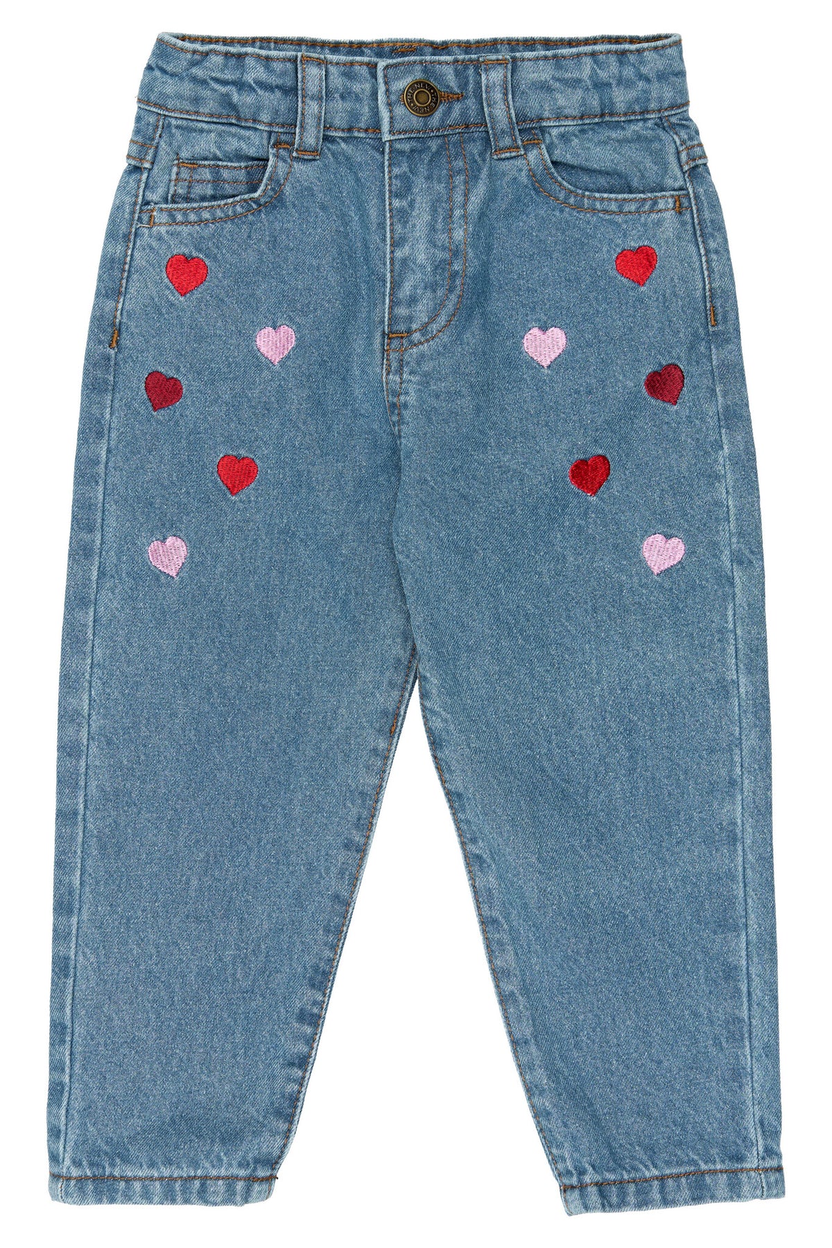 THE NEW mom fit jeans meisje Valora Light Blue Denim (lichtblauw denim)