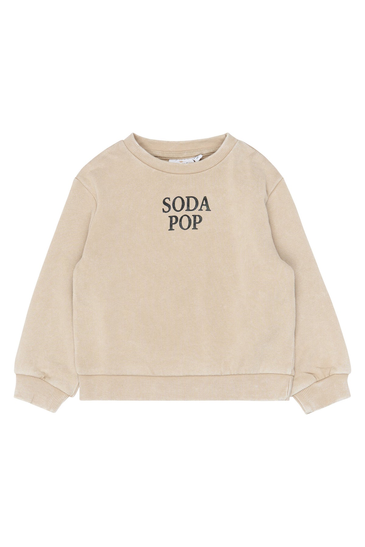 THE NEW sweater jongen Valter Humus (zand)