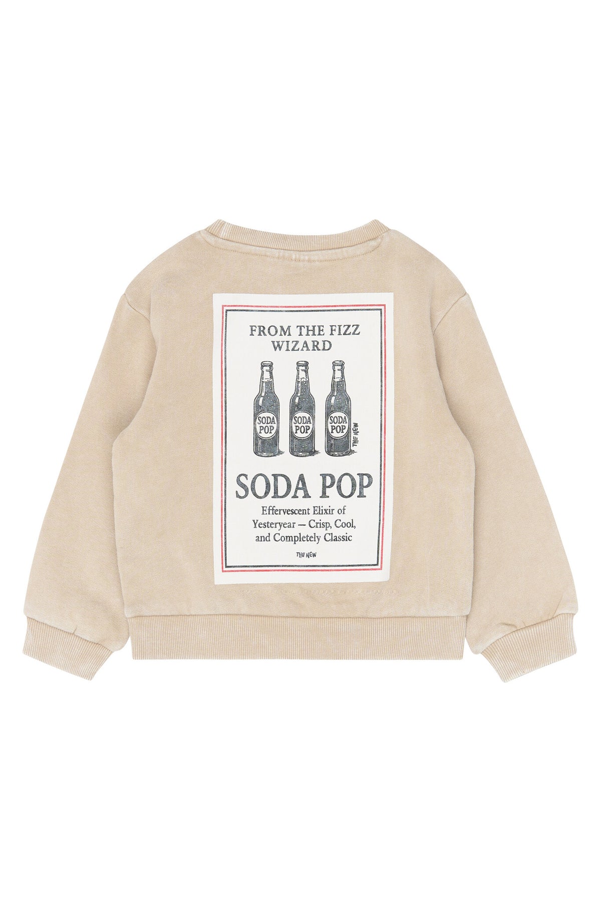 THE NEW sweater jongen Valter Humus (zand)