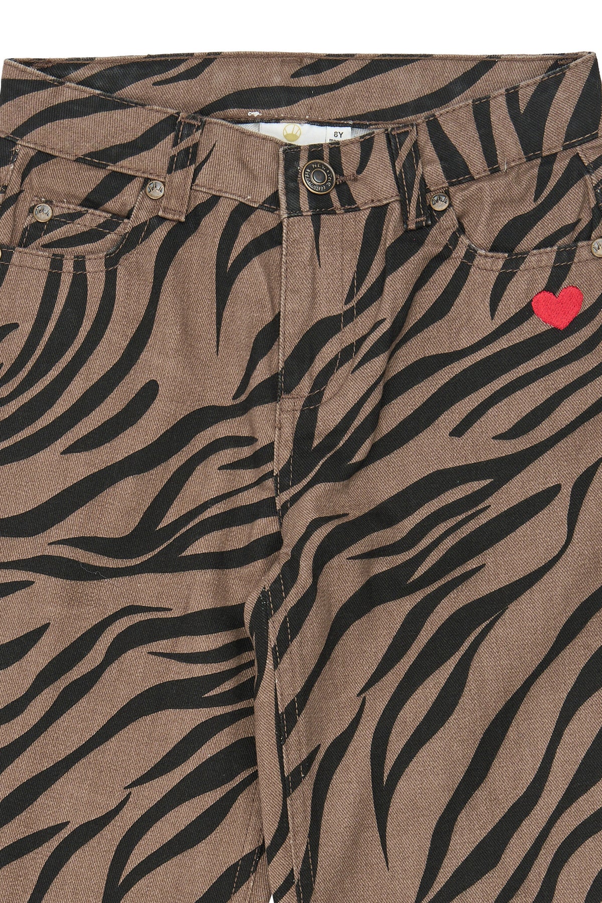 THE NEW wide fit jeans meisje Vanya Taupe Gray (taupegrijs)