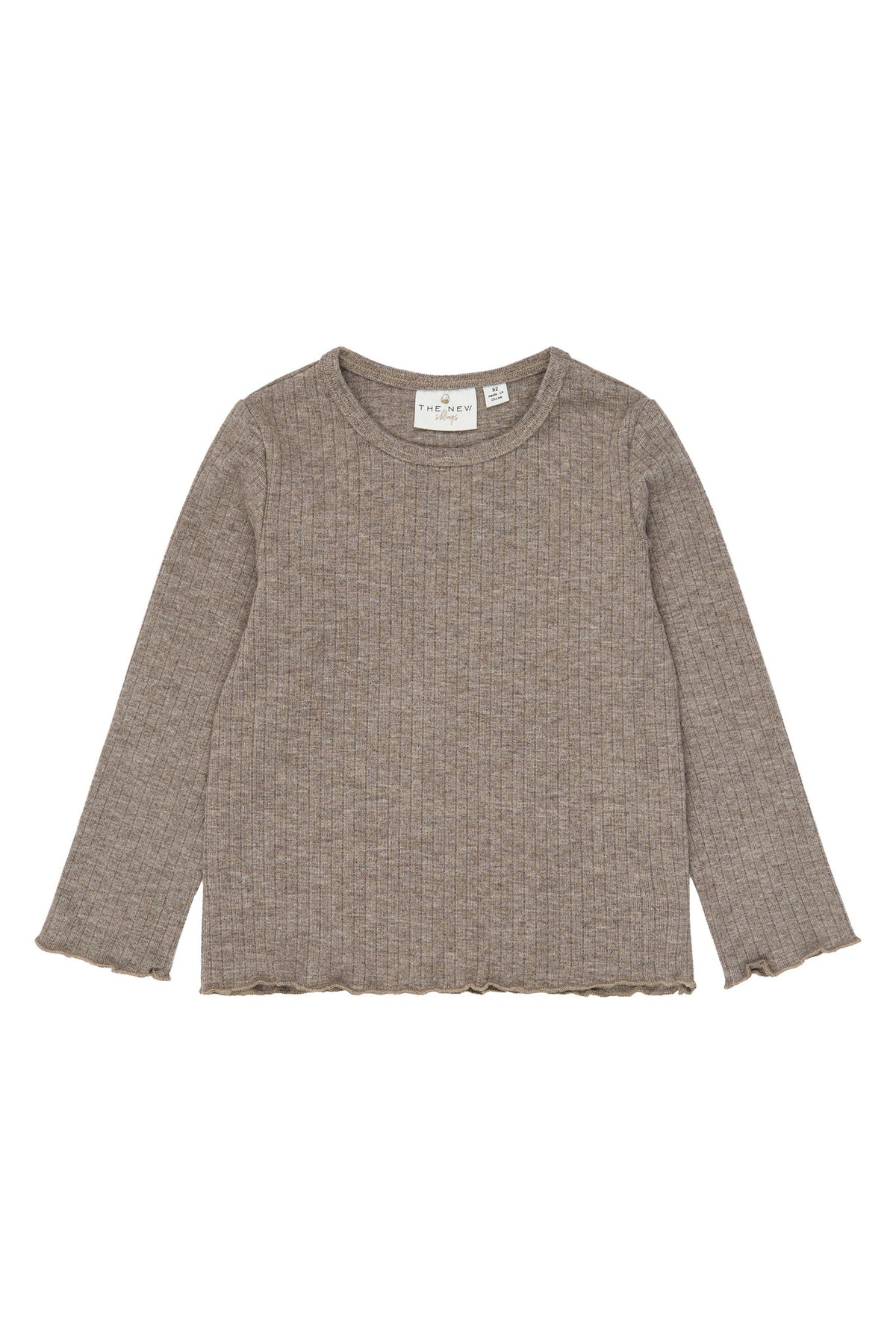 THE NEW sweater meisje Vernata Taupe Gray (taupegrijs)