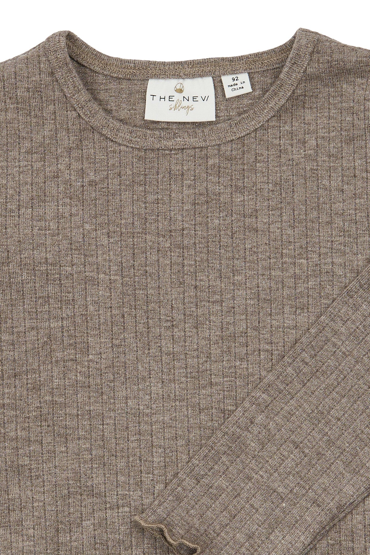 THE NEW sweater meisje Vernata Taupe Gray (taupegrijs)
