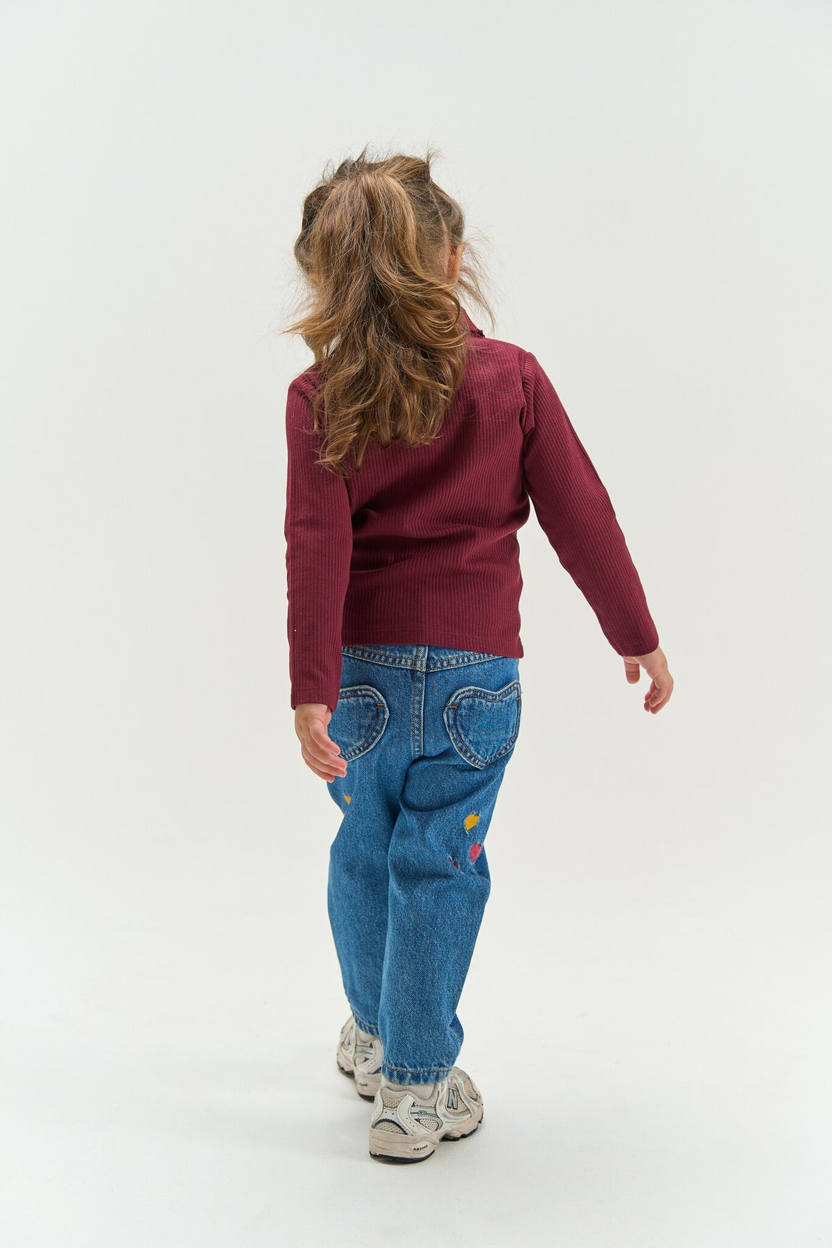 THE NEW sweater meisje Vernina Burgundy (bordeaux)