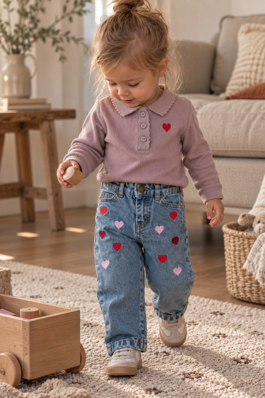THE NEW sweater meisje Vernina Elderberry (oudroze)