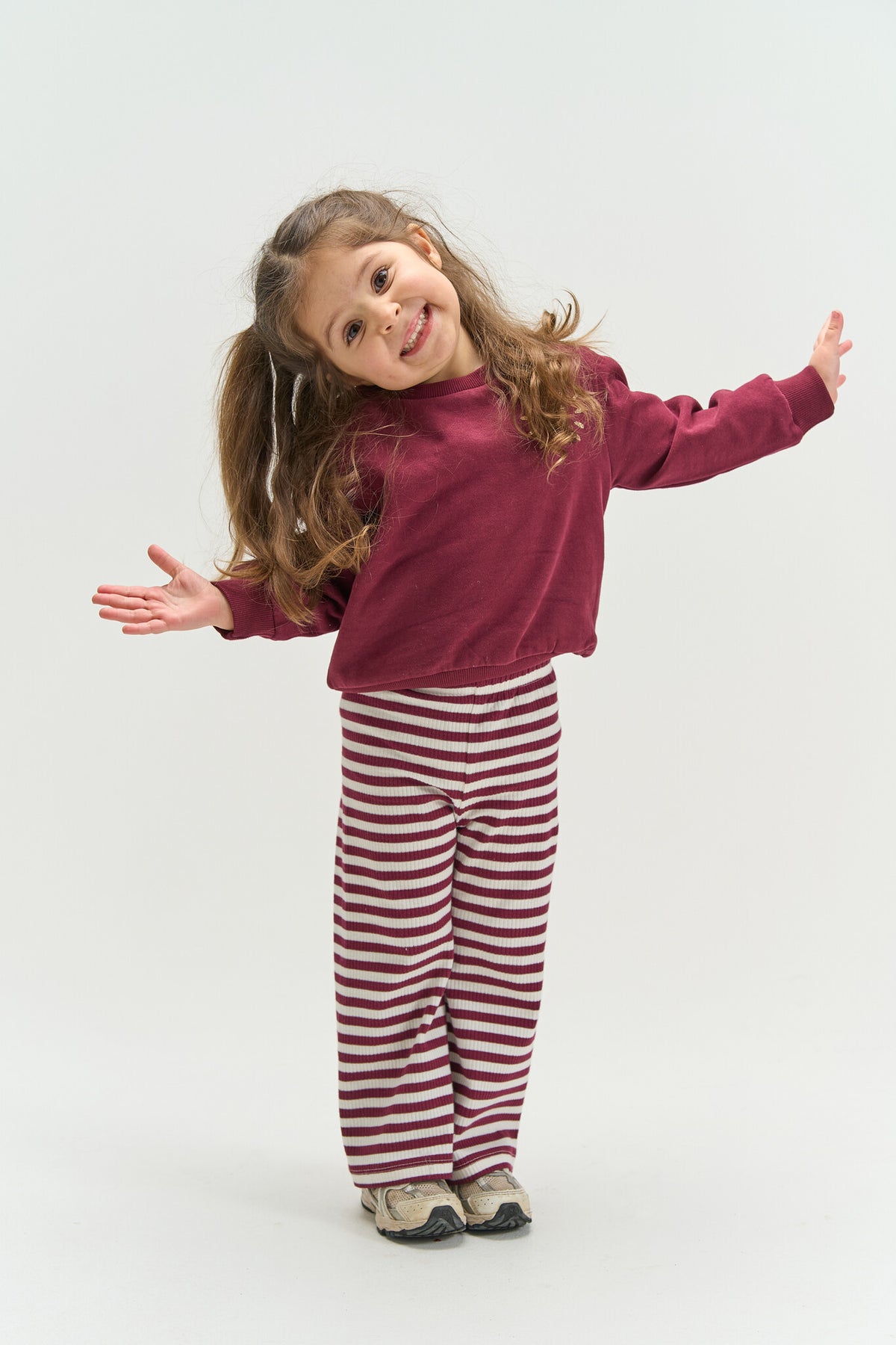 THE NEW sweater meisje Verona Burgundy (bordeaux)