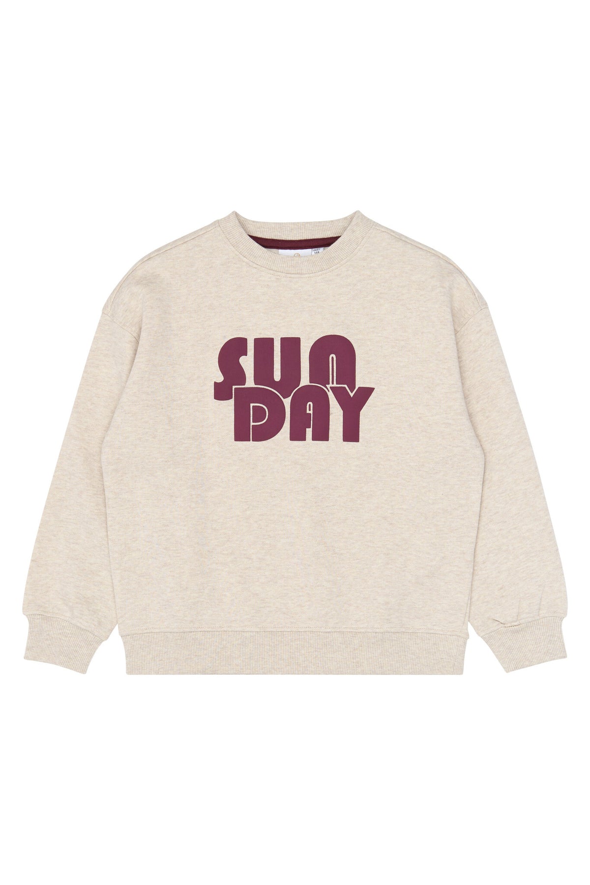 THE NEW sweater meisje Virna Oatmeal Melange (beige melange)