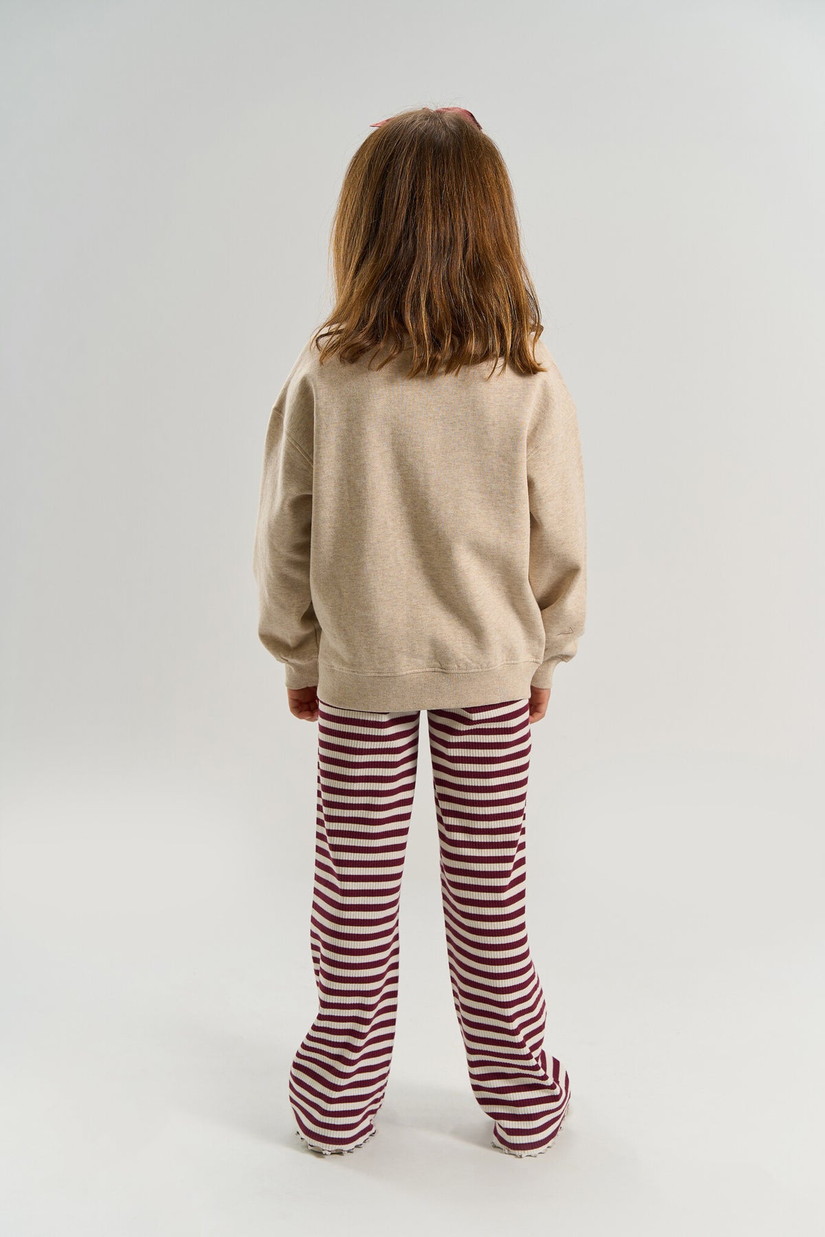 THE NEW sweater meisje Virna Oatmeal Melange (beige melange)